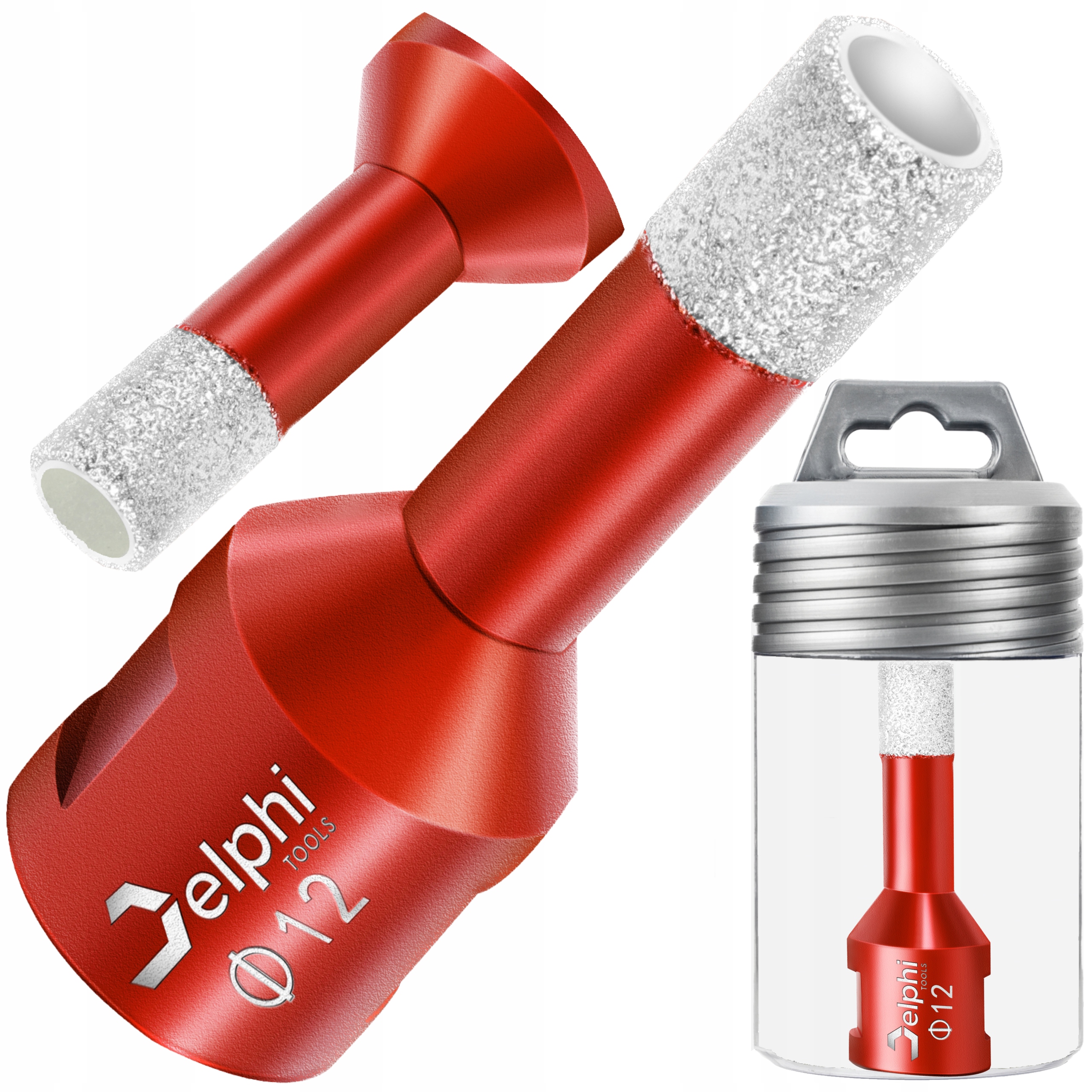 OTWORNICA DIAMENTOWA Delphi KORONKA DO GRESU GRANITU GWINT M14 fi 12mm