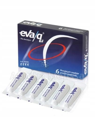 

Eva/qu Czopki przeciw zaparciom 6 szt.