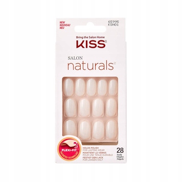 

Kiss sztuczne paznokcie naturals KSN01 x28 S