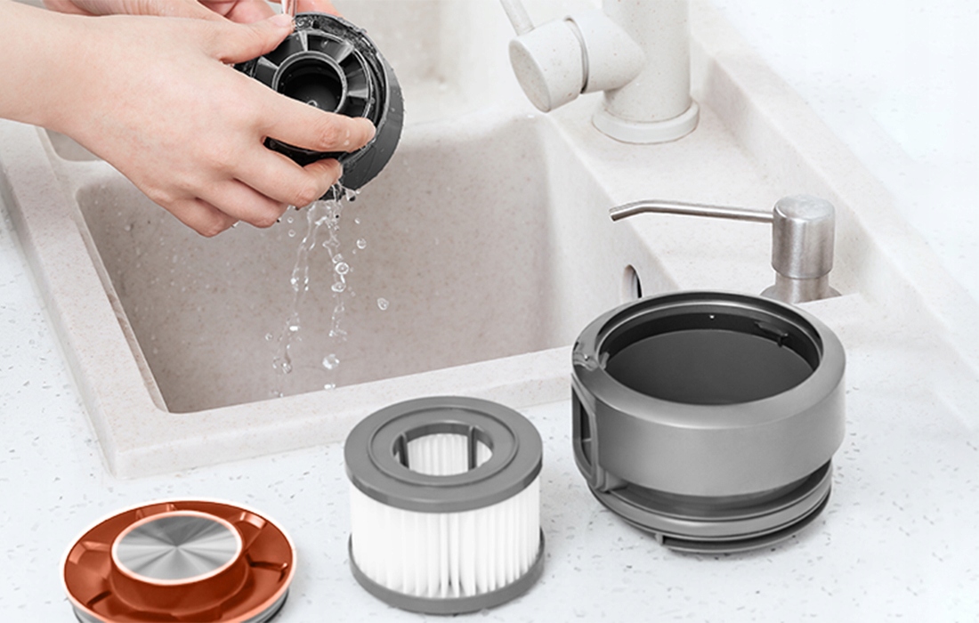 ODKURZACZ PIONOWY RĘCZNY SMART 2W1 Jimmy H9 PRO MOC 600W ZESTAW AKCESORIA Głębokość produktu 11 cm