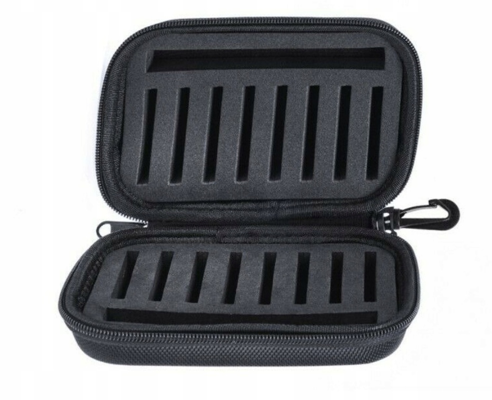 OBROTÓWKI BŁYSTKI SPINNINGOWE X-PIKE 16 SZTUK PRZYNĘTY BLACHY ZESTAW ETUI Rozmiar 3