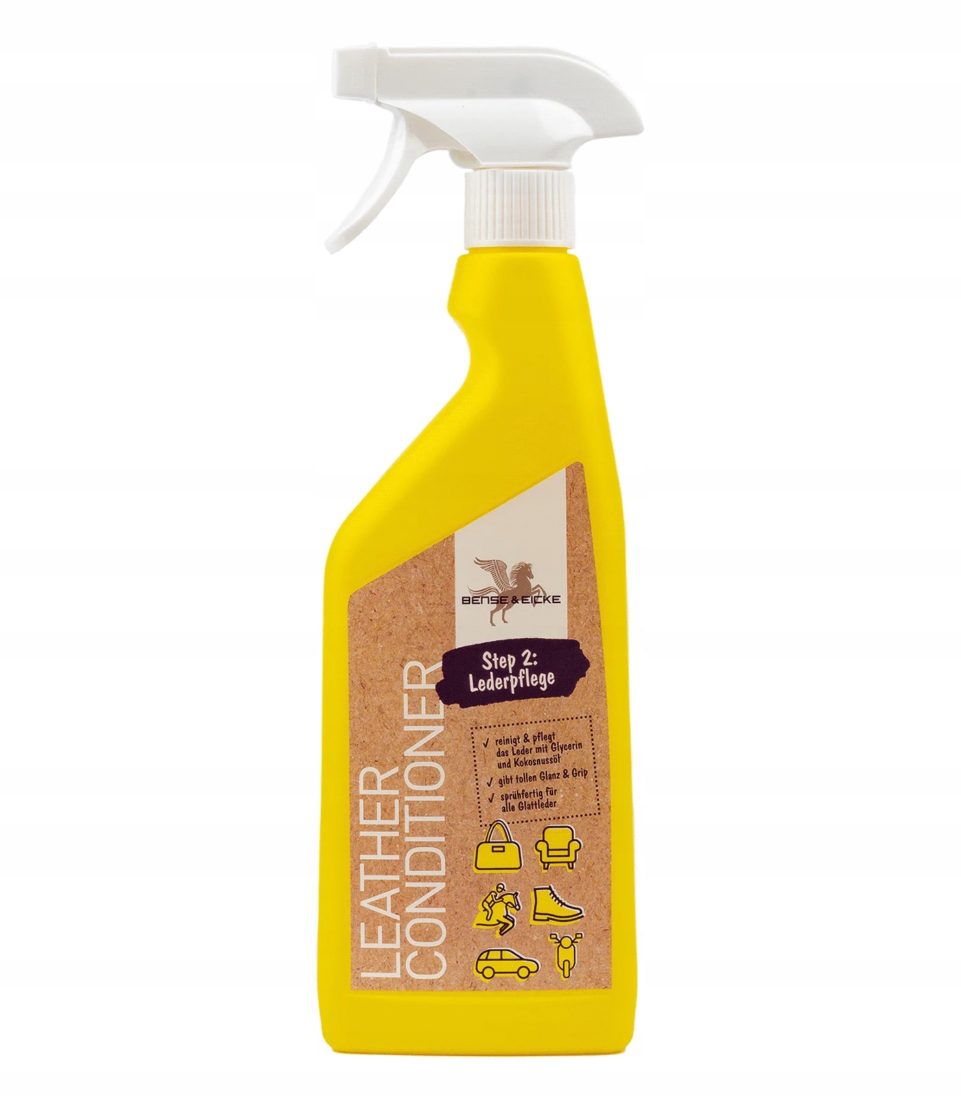 Spray do czyszczenia skór Siodeł ogłowia dla konia Bense & Eicke 500ml