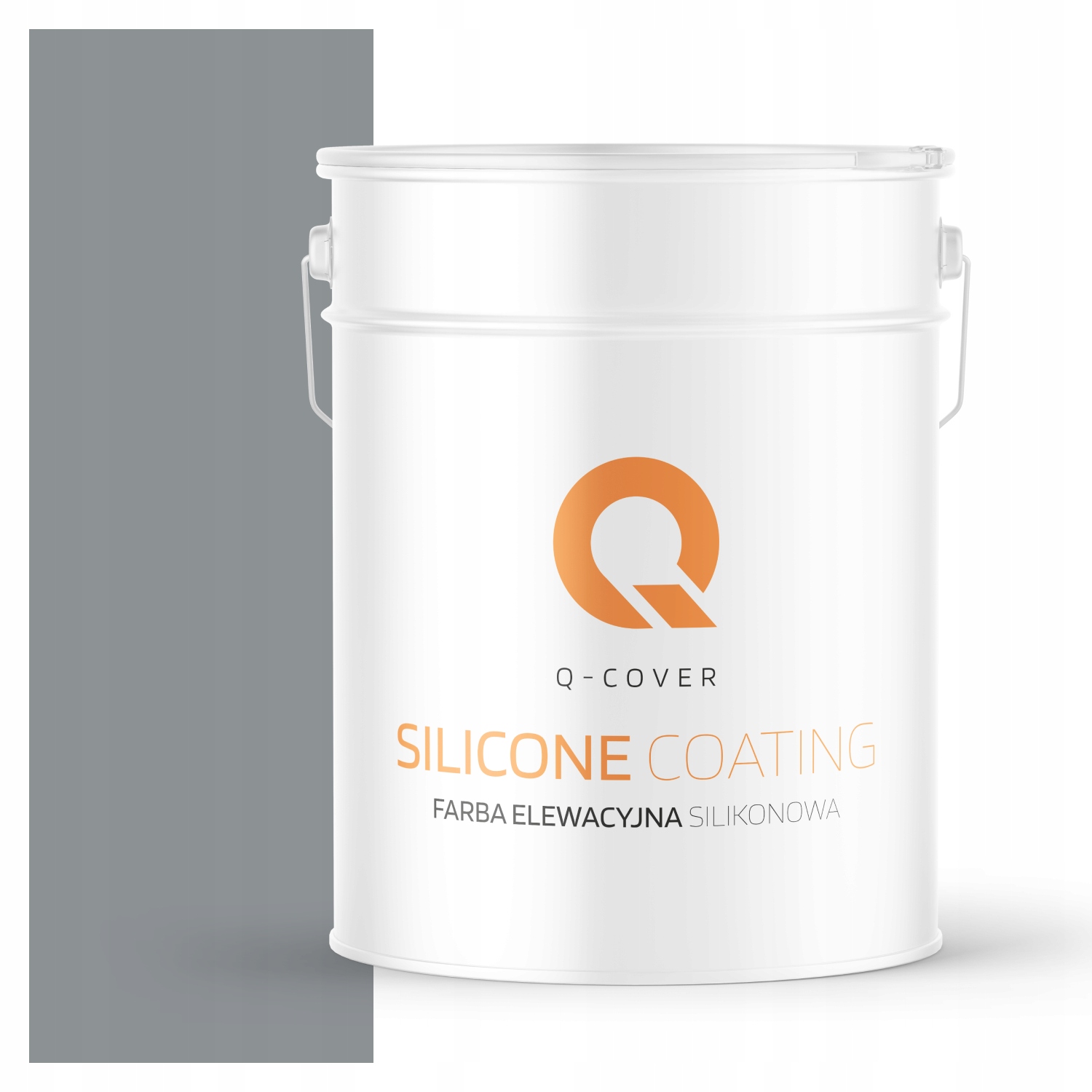 Farba Elewacyjna Silikonowa Fasadowa Kolor Szary RAL7045 10L Producent