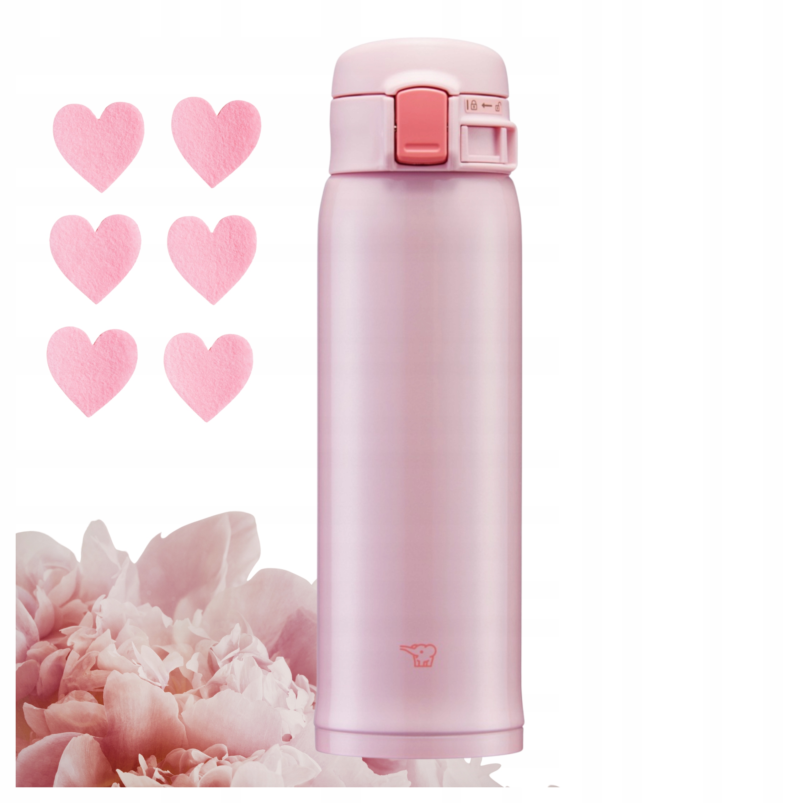 Termohrnek Zojirushi SM-SR48E-PP, 480 ml, perleťová růžová