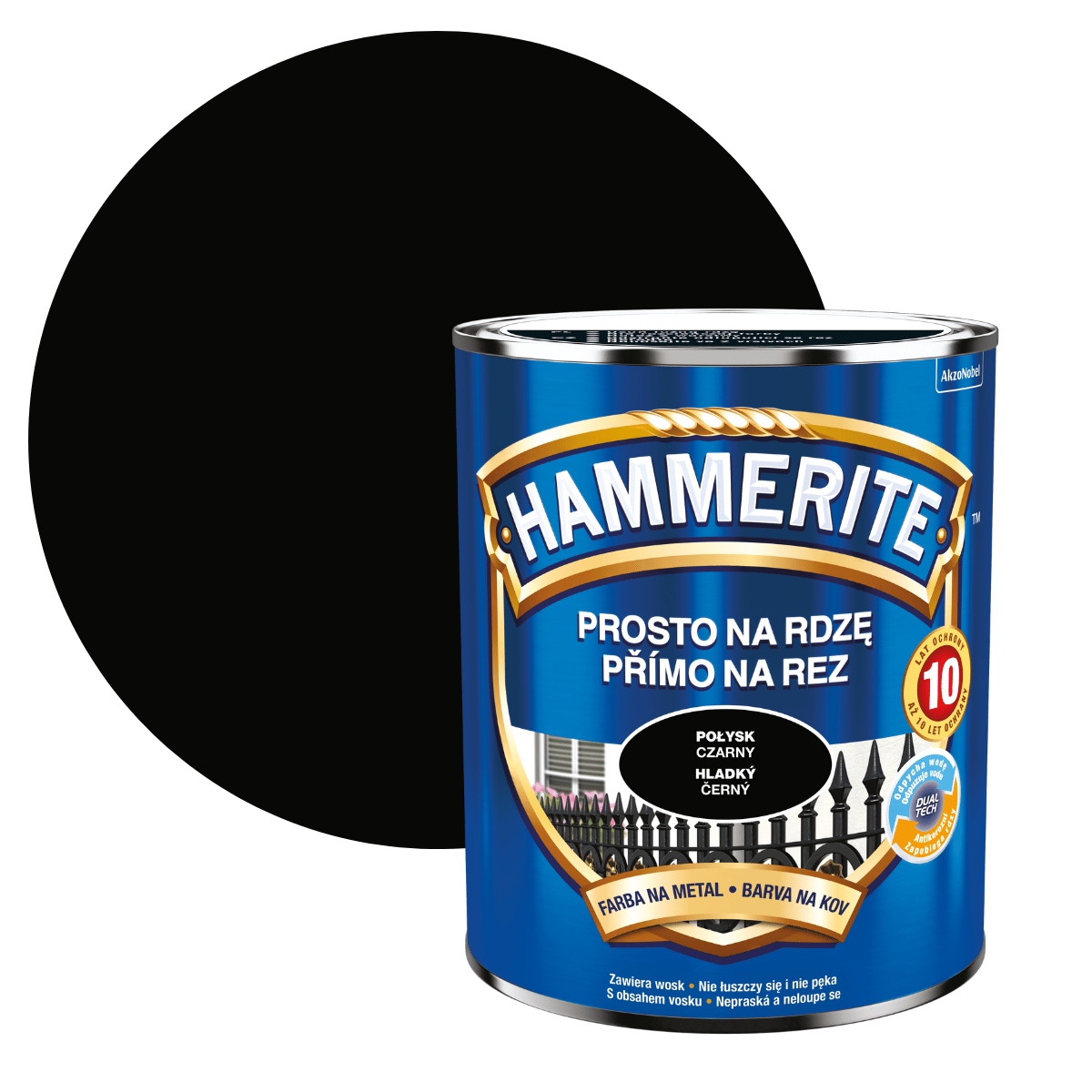 

Hammerite Na Rdzę 0,7L Czarny Połysk