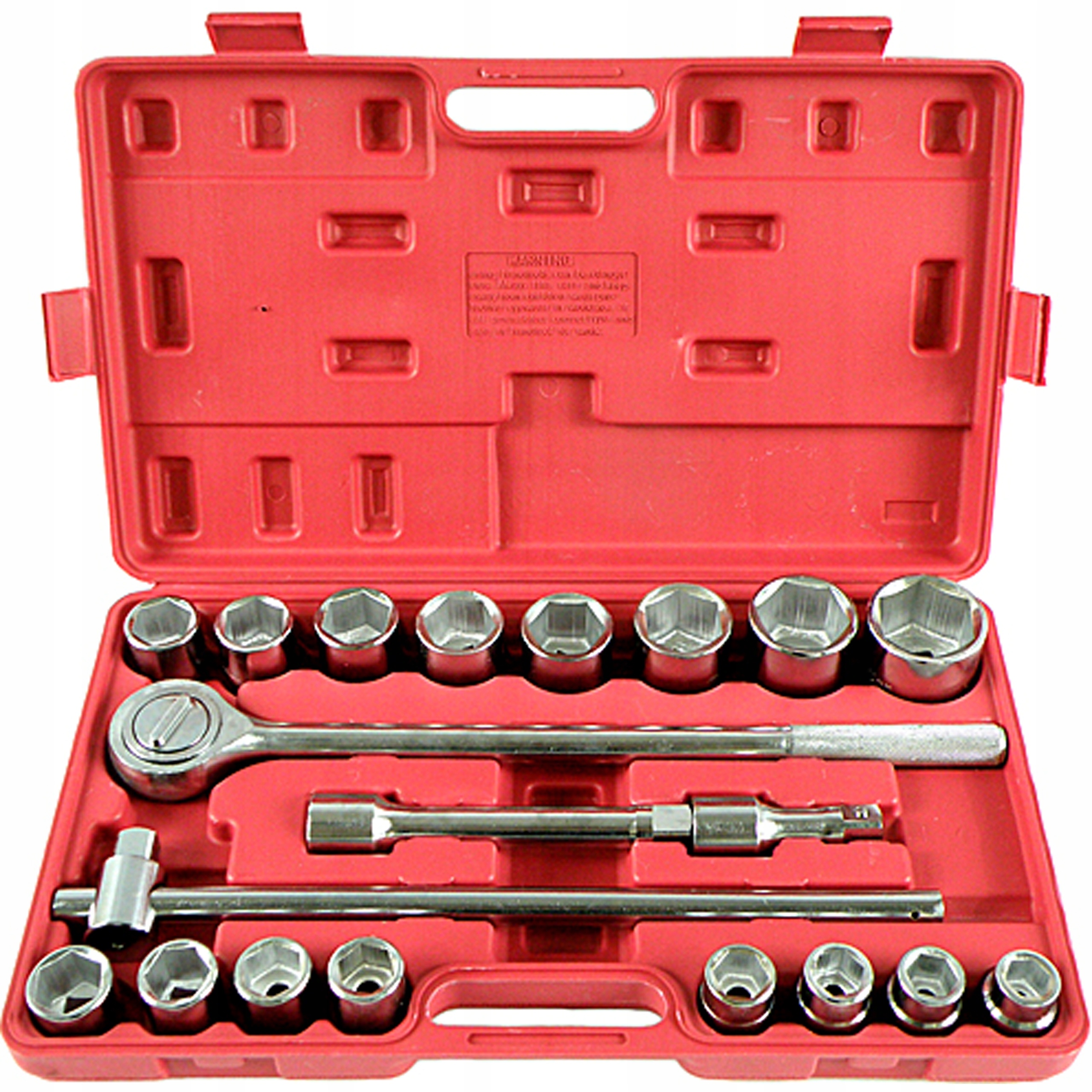 Sada nástrčných kľúčov 3/4" 21ks 6-hranné 19 – 50 mm SilverTools SK-021-01