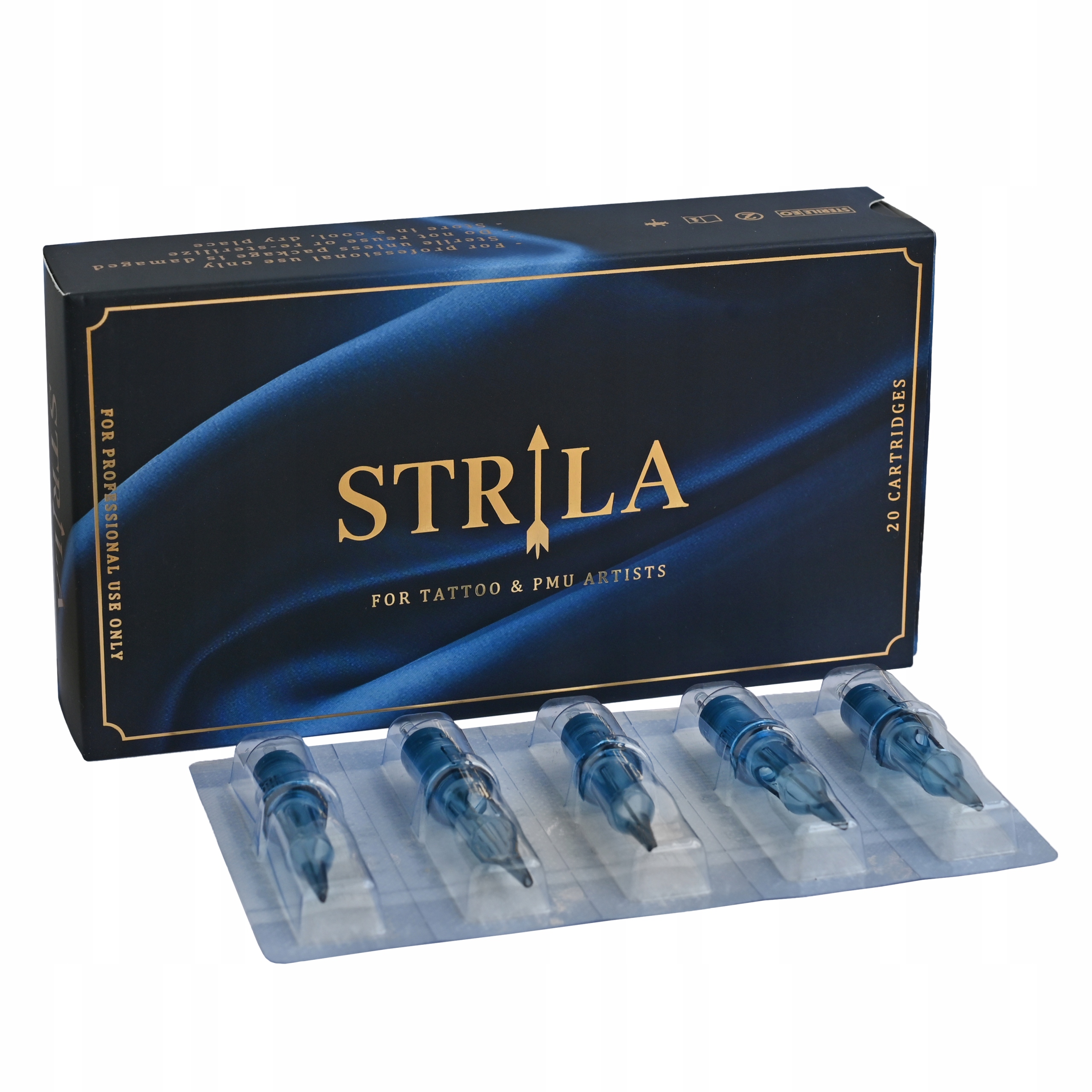 Kartridže na tetování a Pmu Strila 1009RL 0,30 mm 9RL Cartridge 20 Ks
