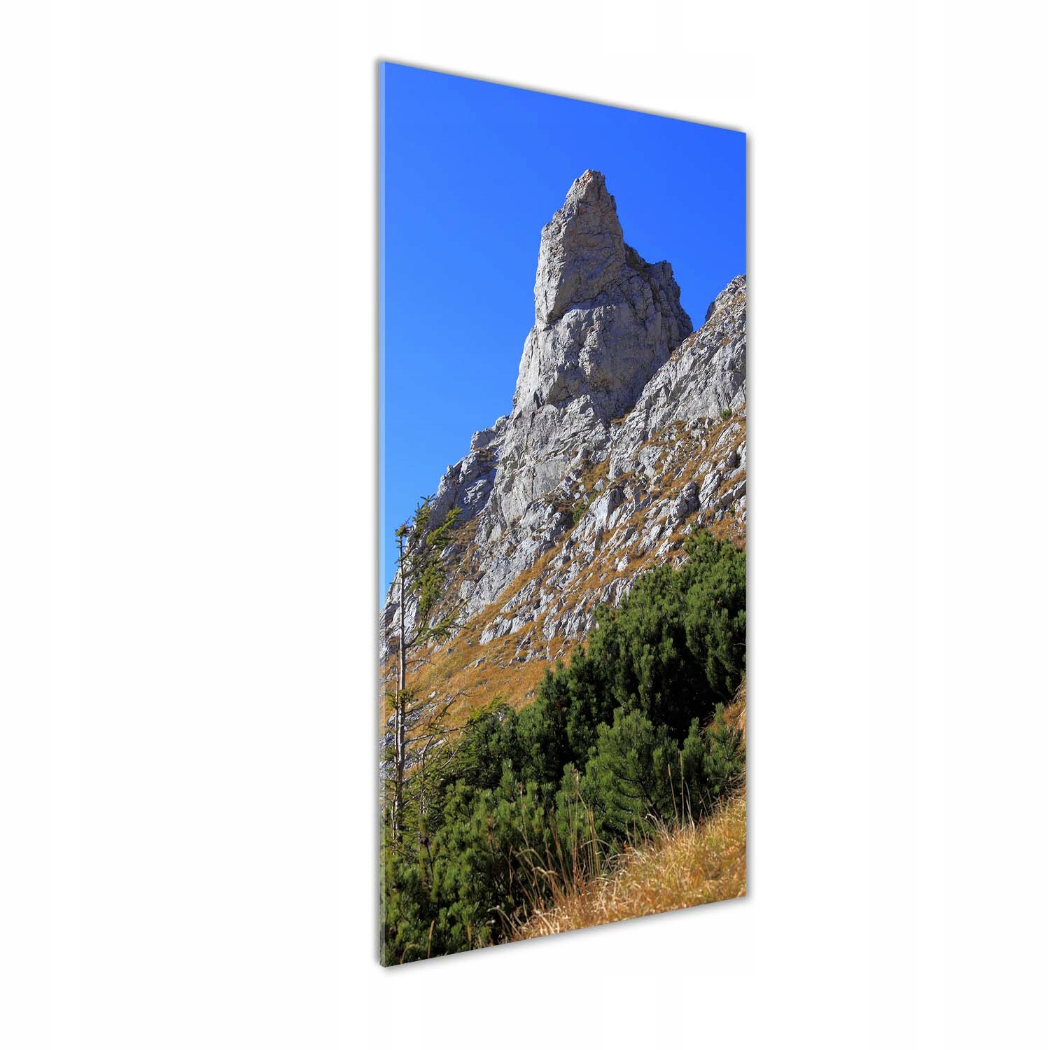 

Foto obraz na szkle mały Giewont Tatry 50x125 cm