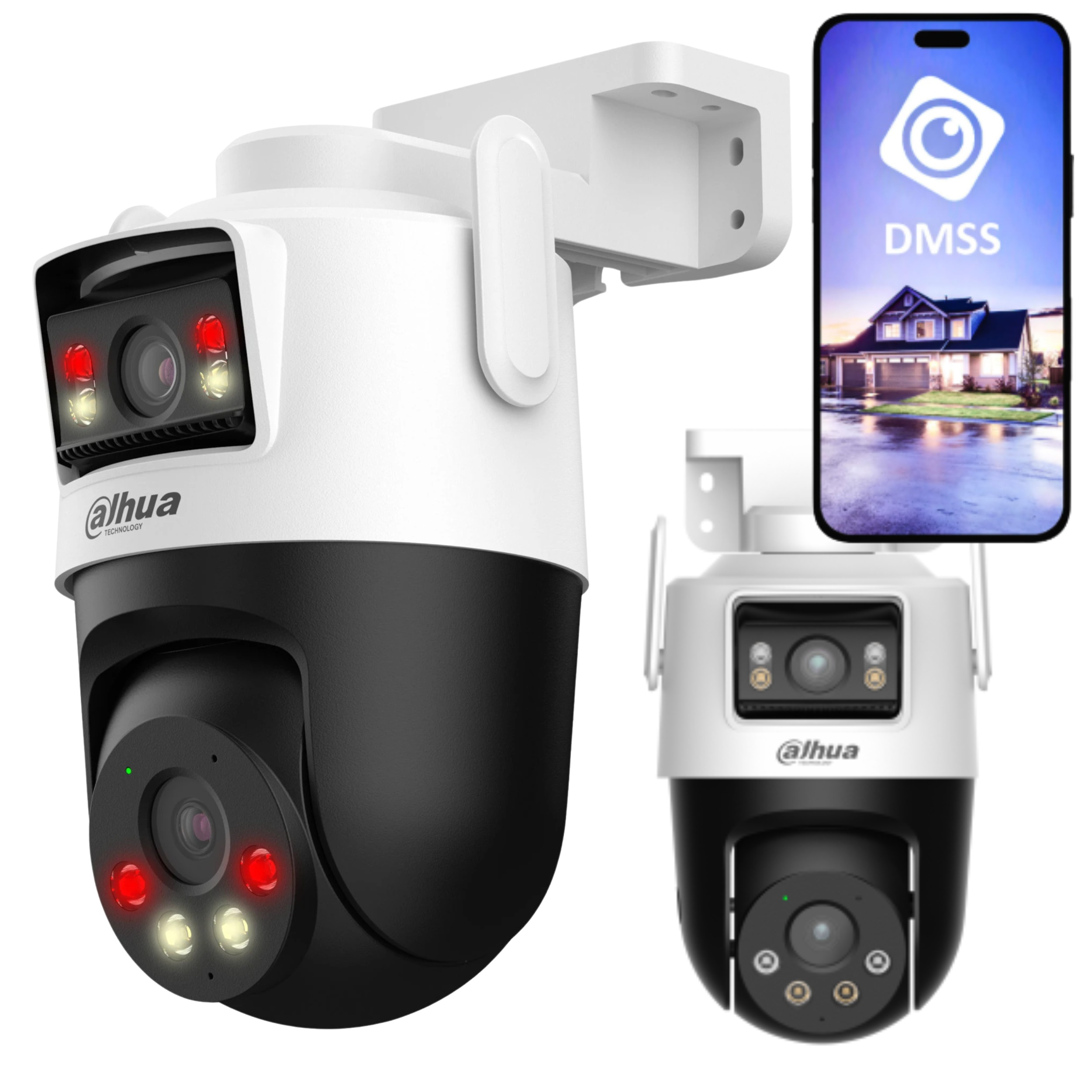 Kamera obrotowa IP Dahua P5D-5F-PV 10 Mpx (2x 5 Mpix) WiFi DualLight