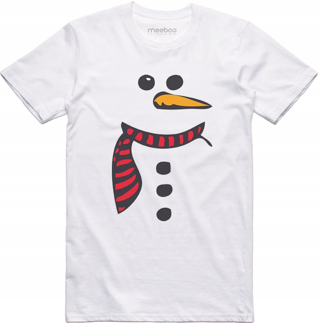

Wyjątkowa Koszulka Na Mikołajki T-shirt Bałwan 4XL