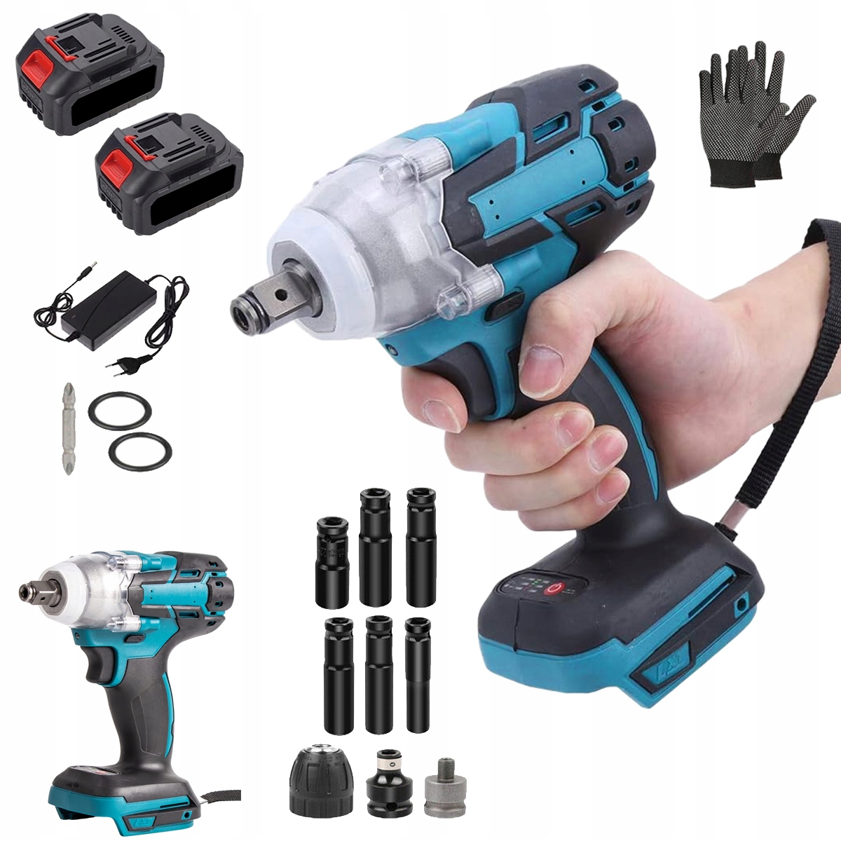 650 N. M Sada Akumulátorového Šroubováku Elektrický Klíčový Šroubovák