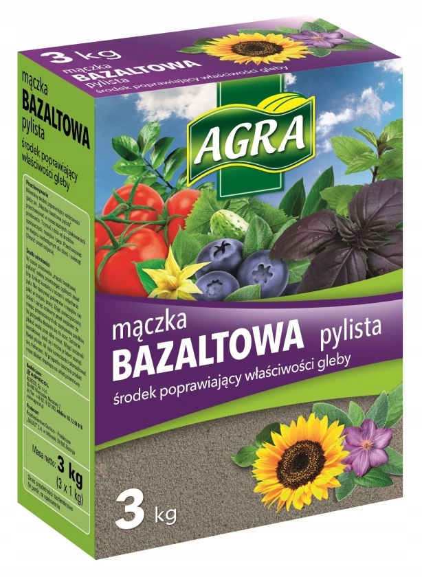 

Mączka bazaltowa 3kg Agra