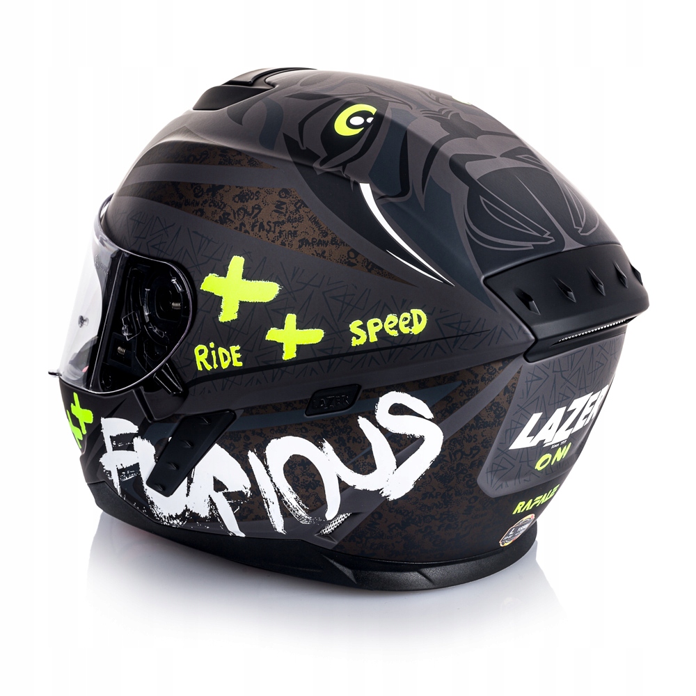 LAZER KASK MOTO INTEGRALNY RAFALE EVO ONI DARK 2XL Rodzaj zapięcia mikrometryczne