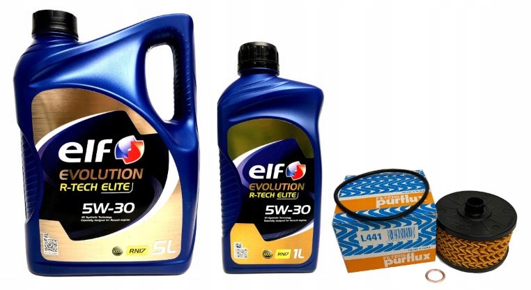 ELF EVOLUTION RN-TECH ELITE RN17 5W30 6L + FILTR