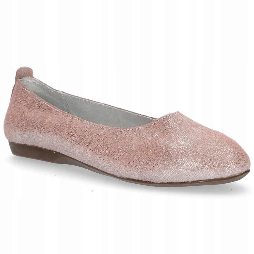 

Skórzane baleriny Filippo DP1337/20 Pi różowe r.39