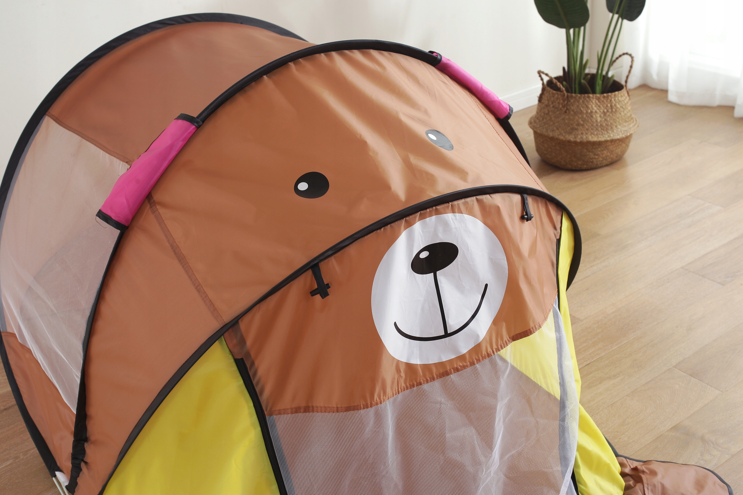 NAMIOT OGRODOWY DLA DZIECI PLAŻOWY DOMEK DO OGRODU SAMOROZKŁADAJĄCY MIŚ Waga produktu z opakowaniem jednostkowym 0.01 kg