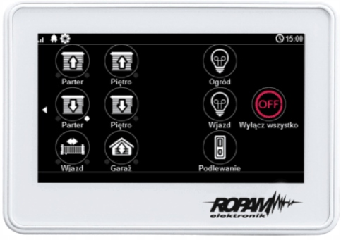 Panel dotykowy TPR-4W-P 4,3" TFT LCD LED ROPAM OPTIMA NEOGSM-IP NEOGSM-IP64