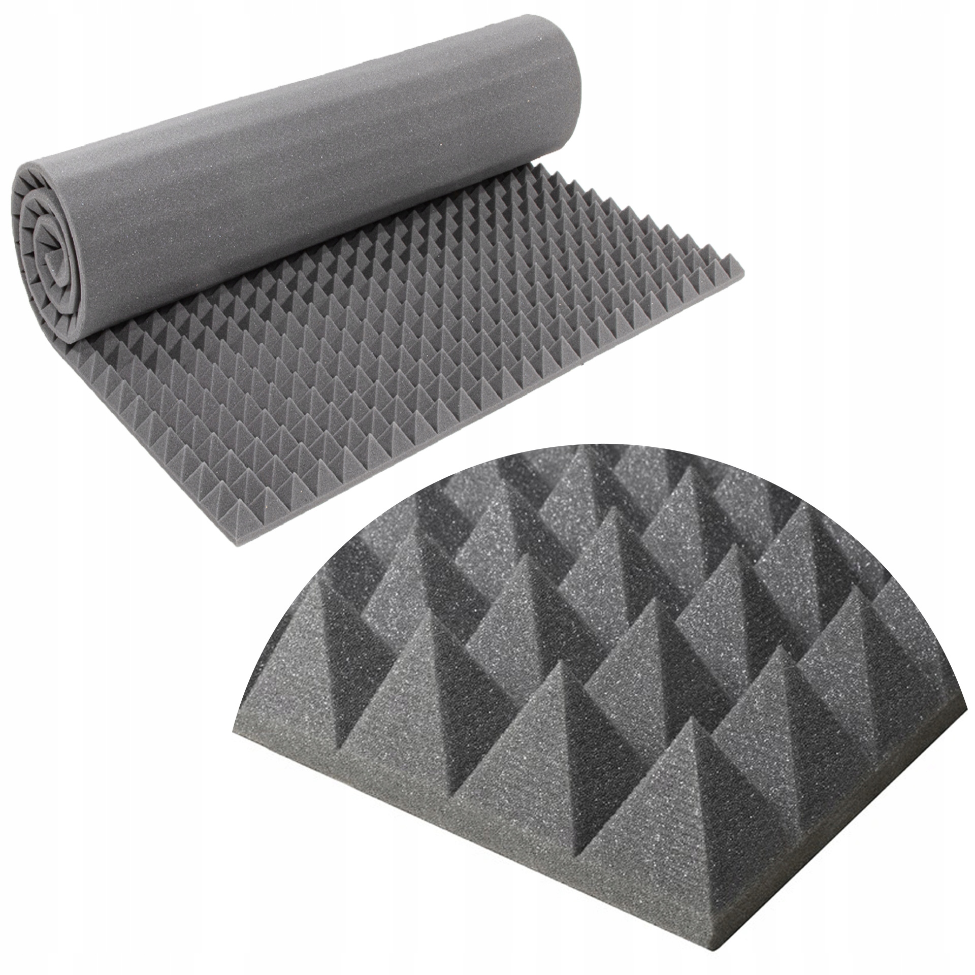 Akustická pěna pyramidová tlumící podložka 4 cm zvuková izolace