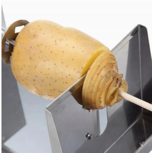 Maszynka Do Zakręconego Ziemniaka Spiral Potato Fruit Twister Chip Cutter Moc 3900 W