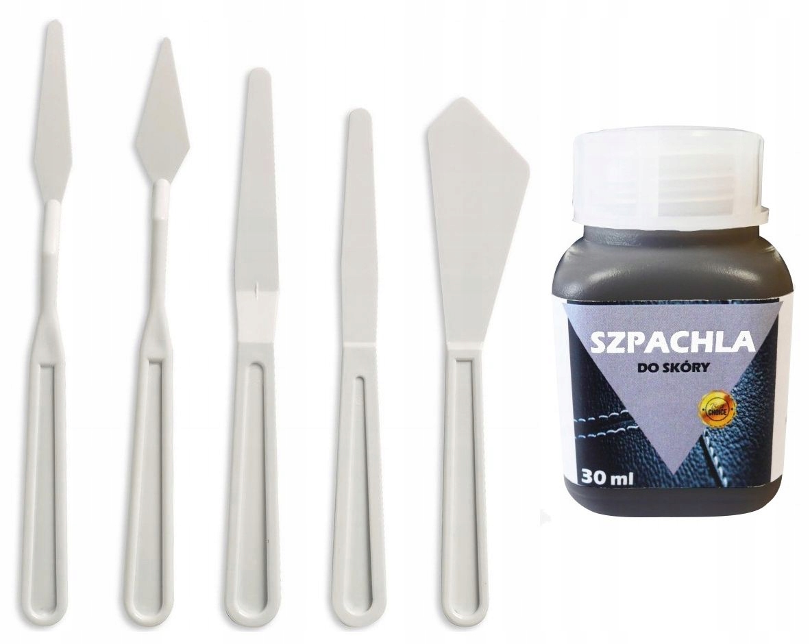 

Czarna Szpachla Do Skóry 30ml +szpachelki