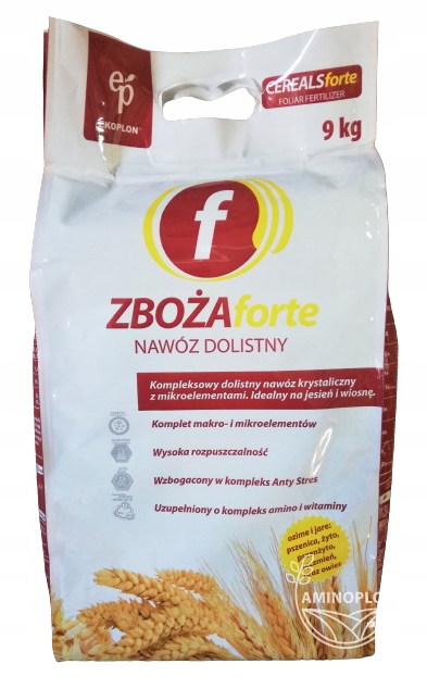 

Zboża Forte 9kg kompleksowy nawóz dolistny do zbóż