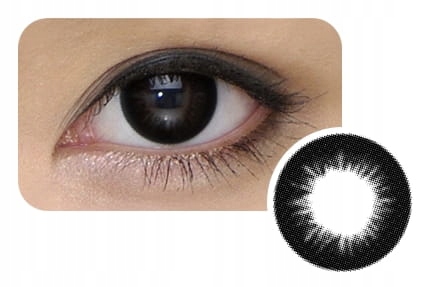 

Kolorowe soczewki Cool Look Black 2szt
