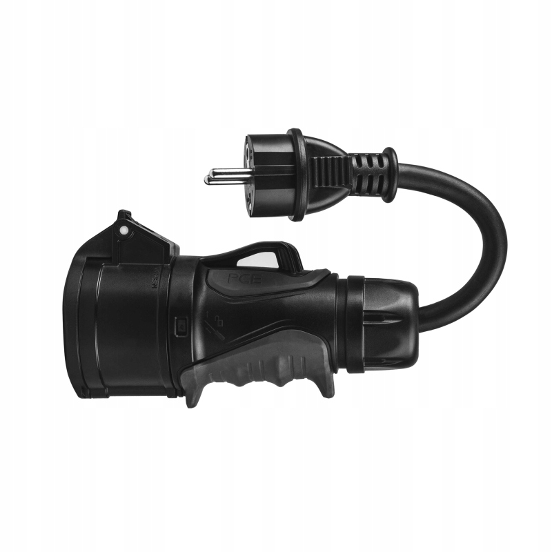 Green Cell Adapter Siłowy Czerwony CEE 16A 400V 5P do Gniazda Schuko 230V Kod producenta EVAK01