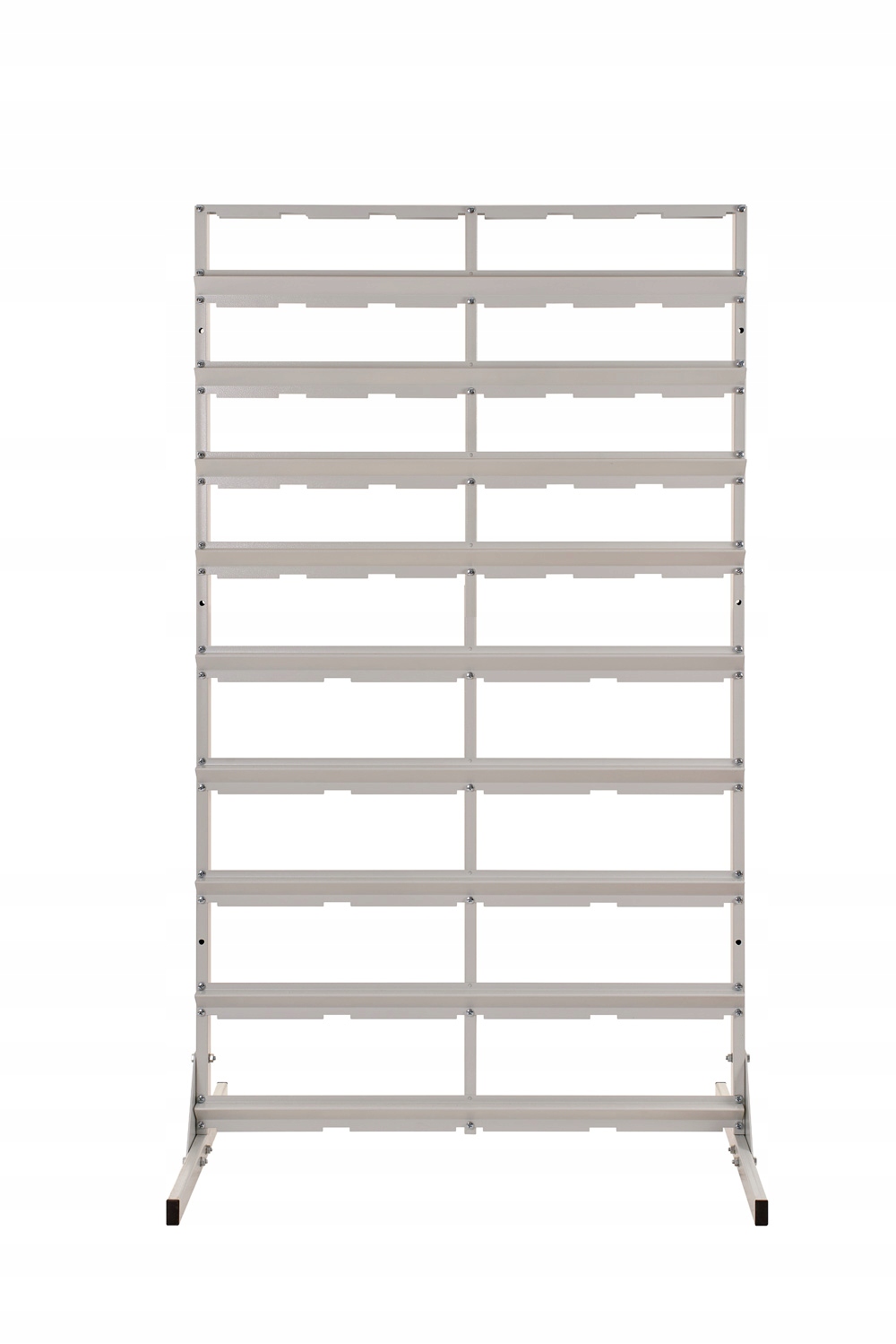 Двухсторонний стеллаж для мастерской R2 00540 с контейнерами