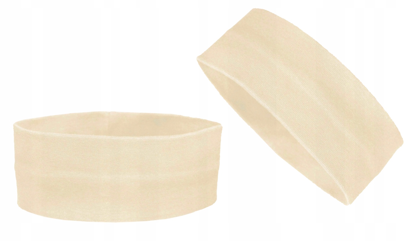 DAMSKA OPASKA NA GLOWĘ USZY BAWEŁNIANA BEŻ