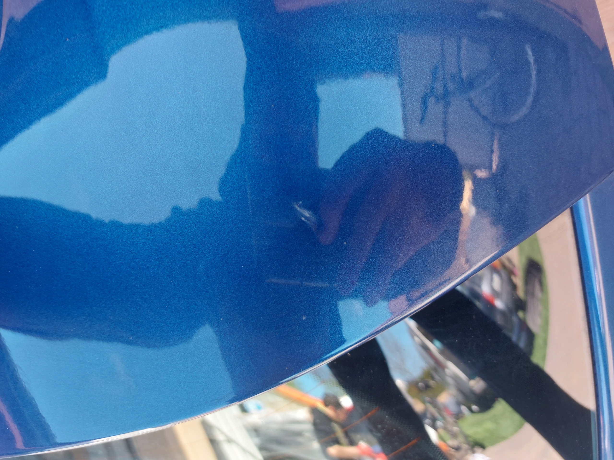 boot door FORD FIESTA MK7 blue 08r
