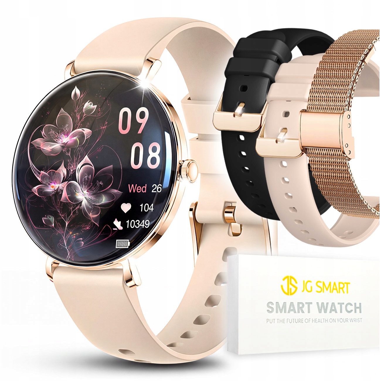 Chytré Hodinky pro ženy Pl Menu Hodinky Hovory Upozornění Tlak 3 Pásma