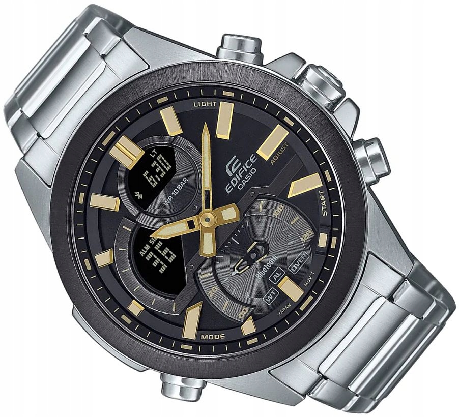 Pánské Hodinky Casio Edifice ECB-30DB-1A9EF Multifunkční Bluetooth 100M