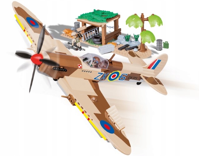 Klocki Cobi 5545 Samolot Supermarine Spitfire Dese Marka Cobi