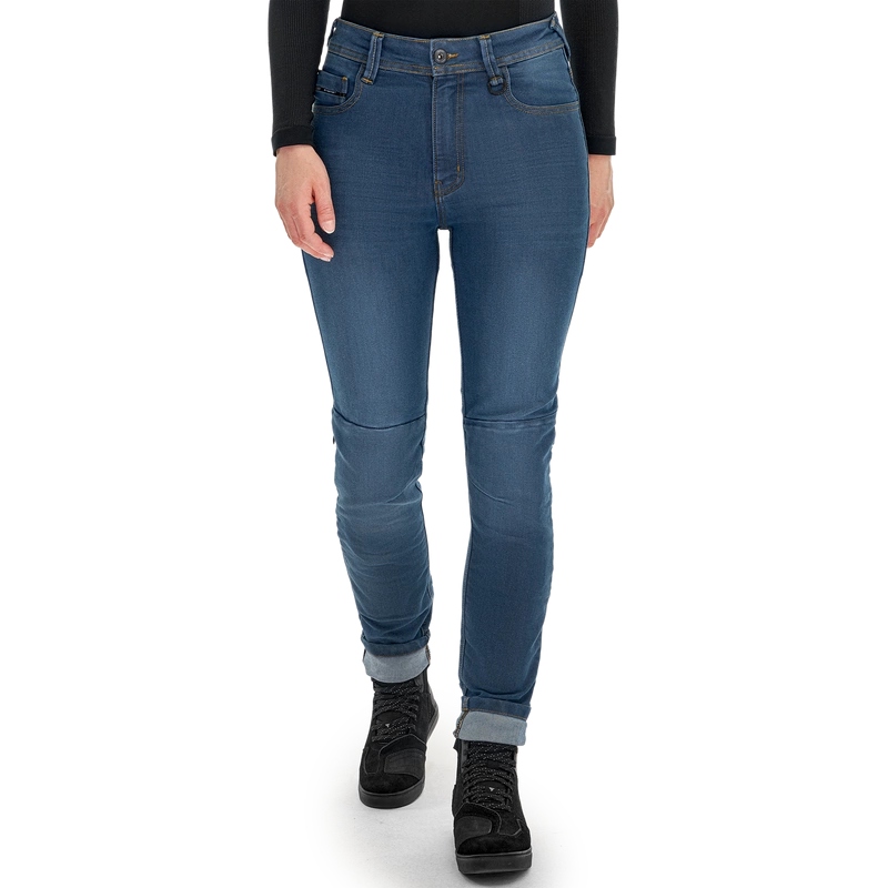 Dámske motocyklové džínsy Shima Ridge Lady Blue modré Aaa Darčeky