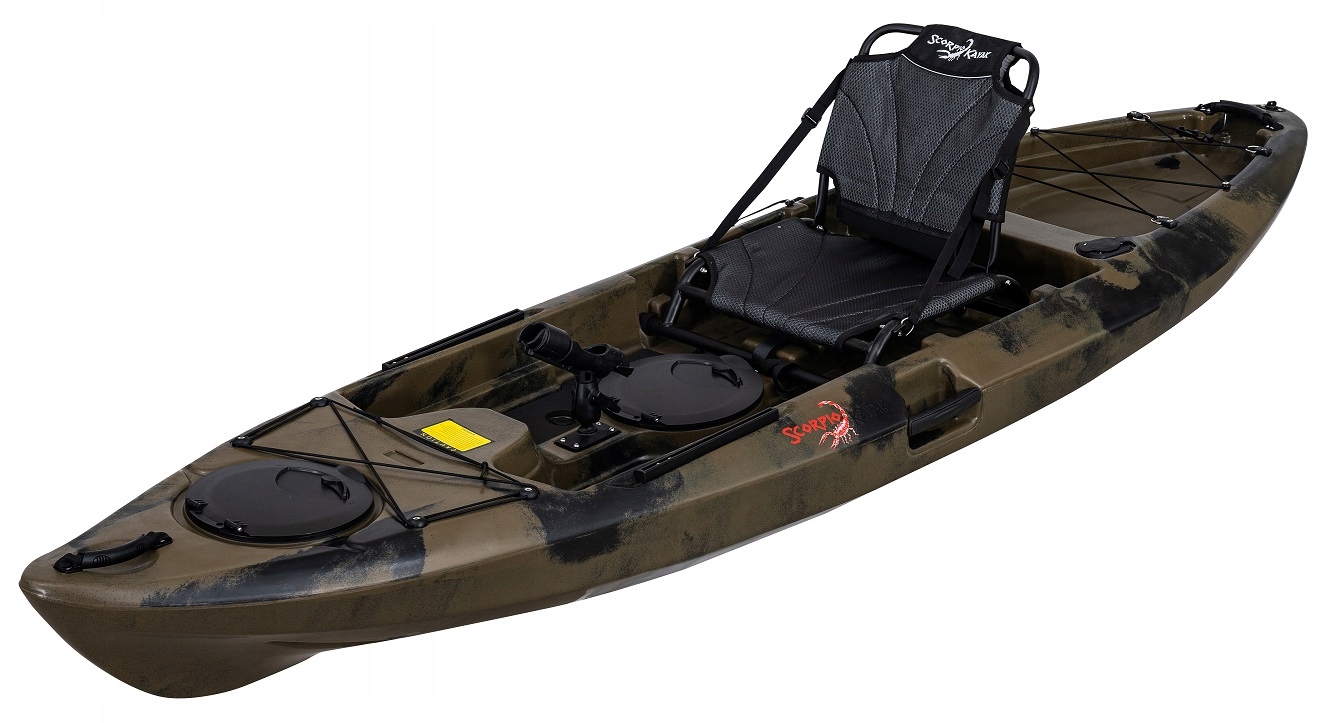 Kompaktowy Stabilny Kajak Wędkarski Lagoon 10 Ramowe Siedzenie