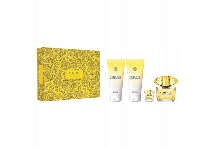 Versace Yellow Diamond sada edt 90 ml balzám 100 ml gel 100 ml 5 ml E