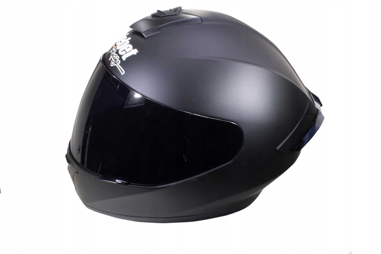KASK SAFEBET HF-126S FLAT BLACK XL CIEMNA SZYBA (BRAK ECE) Typ Inny