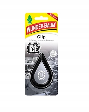 Wunder Baum CLIP zapach do auta - Black Ice