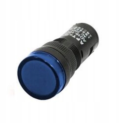 

Kontrolka Led 19mm 12V Ac DC niebieska