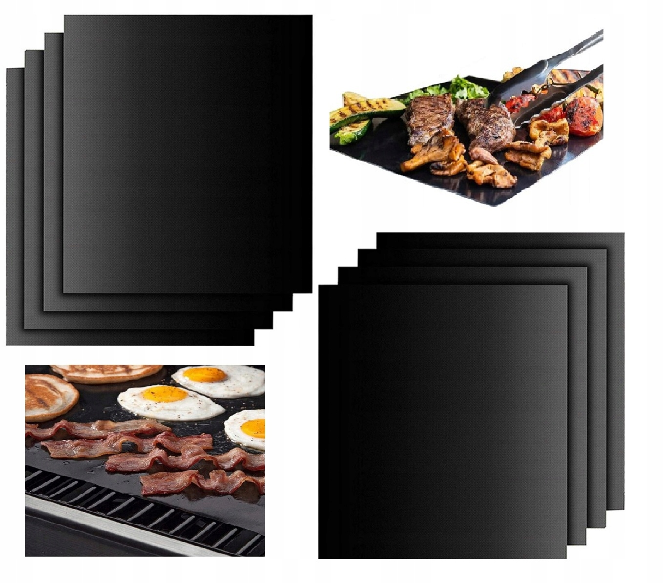 

8x Mata Teflonowa Na Grill Tacka 33 X 40 CM