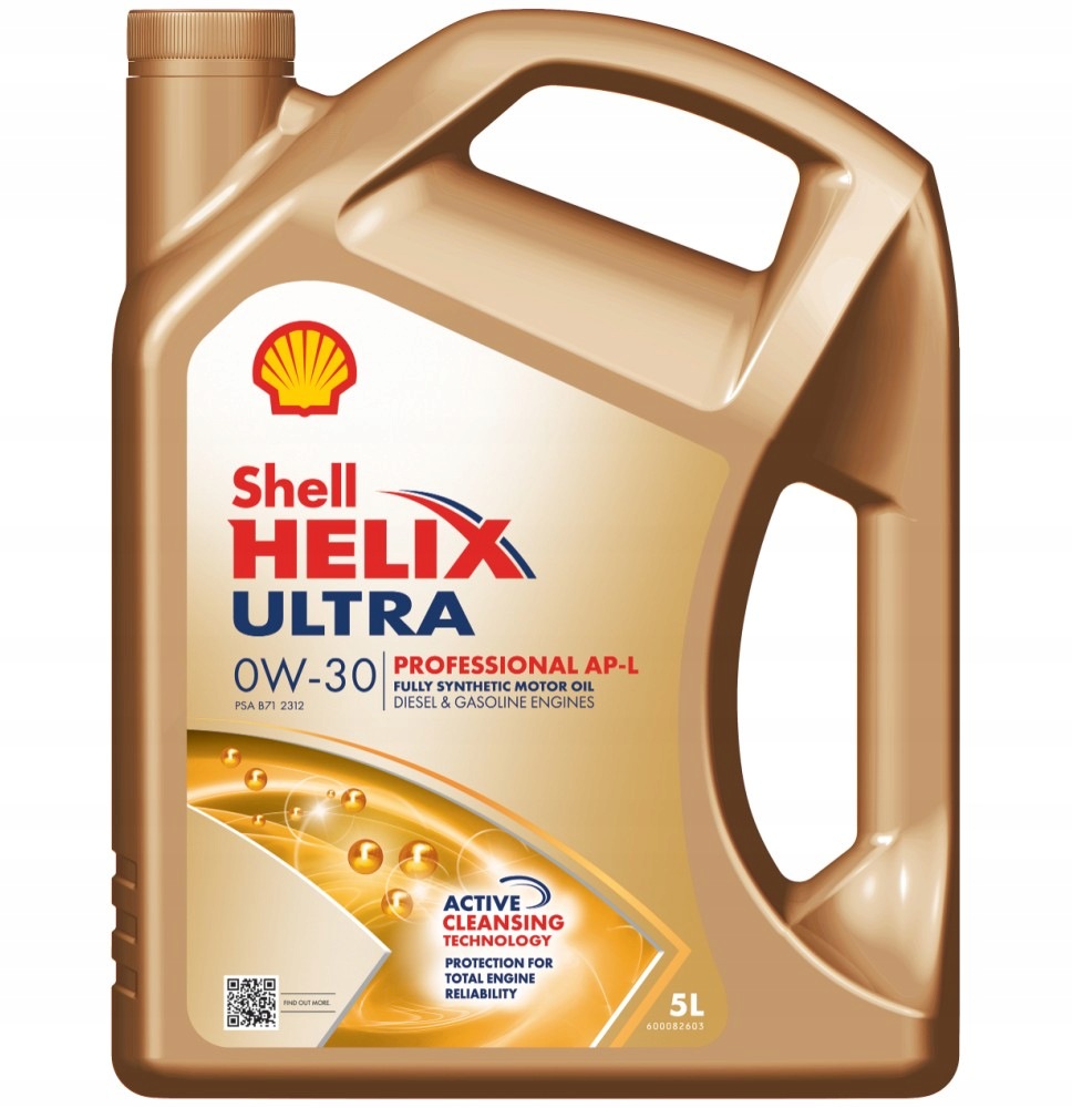 Shell Ultra Professional Ap-l 0w30 5L Olej silnikowy Acea C2 Psa B71 2312