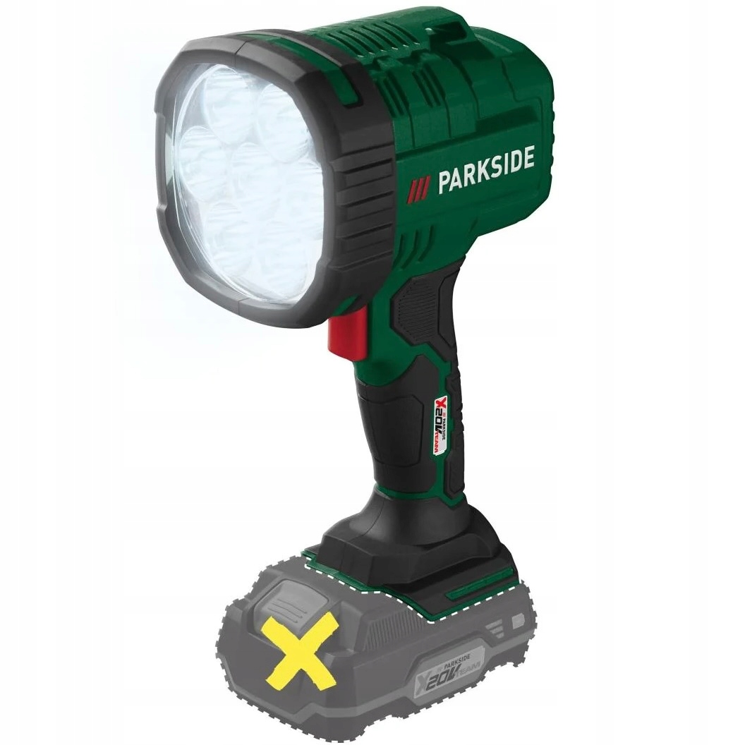 Parkside aku latarka/lampa warsztatowa 2500lm 20V Phla 20 Li A1