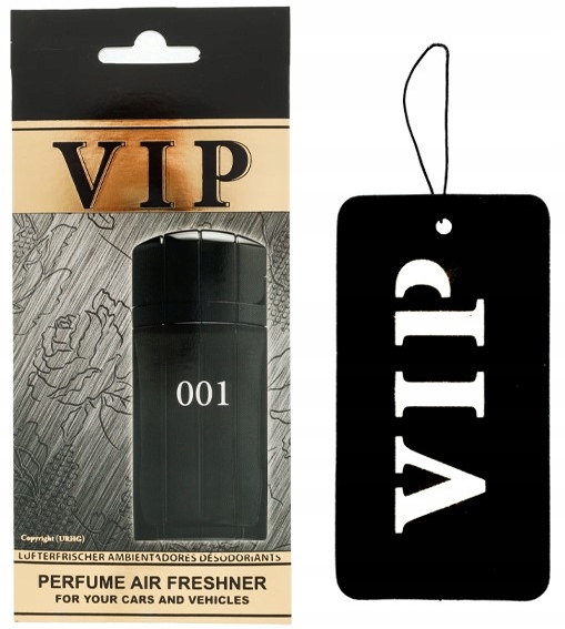 VIP ZAWIESZKA ZAPACHOWA DO SAMOCHODU ZAPACH 001