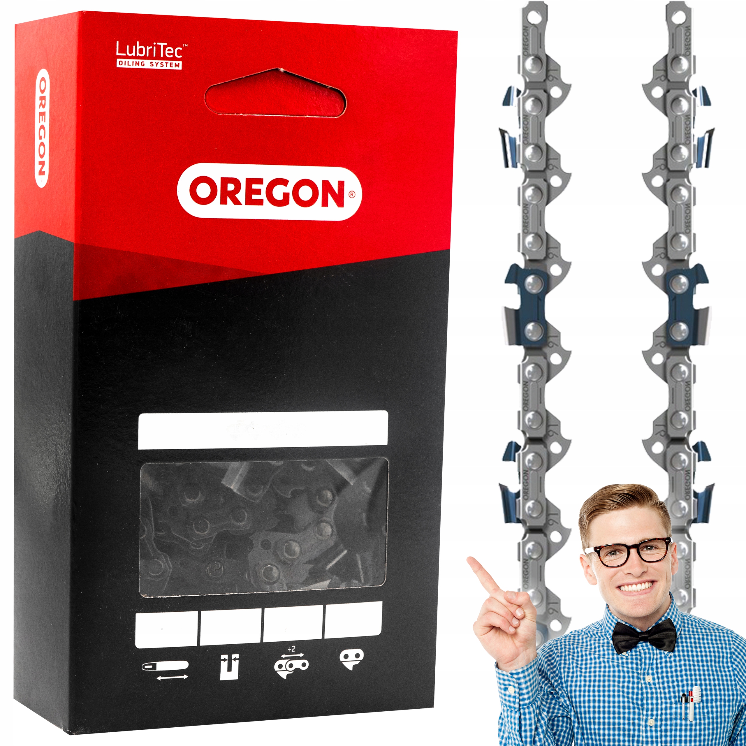 

Łańcuch Tnący Piły 3/8" 1,3mm 52 ogniwa Oregon