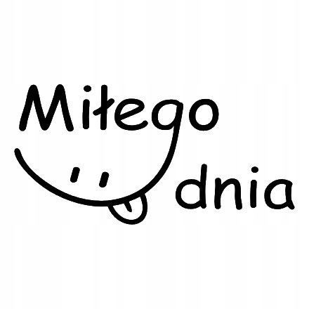 

Napis na ścianę, naklejka Miłego dnia 238