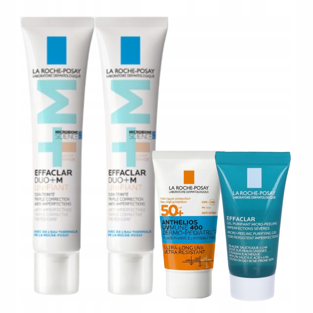 Krem koloryzujący do twarzy La Roche-Posay Effaclar Duo+M 40ml 2-PAK