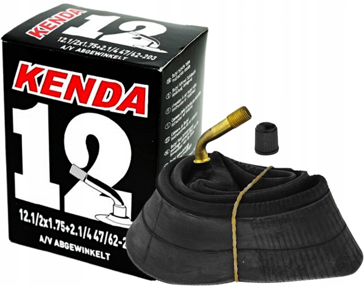 

Dętka 12 x 1/2 x 1,75 +2 1/4 Z Wentylem Kątowym Av