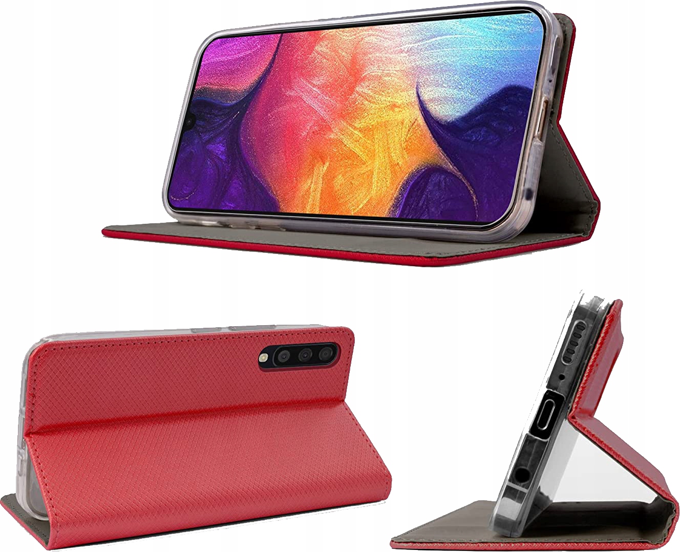 ETUI MAGNES SMART CASE + SZKŁO do SAMSUNG A50 Stan opakowania oryginalne