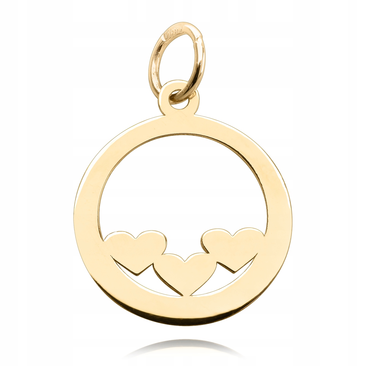 ZŁOTA ZAWIESZKA SERDUSZKA PRÓBA 333