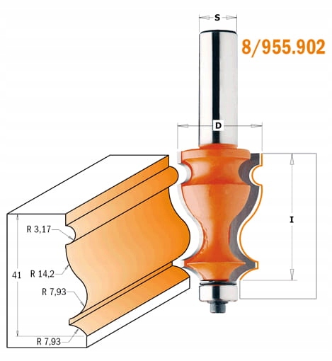Cmt 955.902.11 Fréza Hm D=27 I=41 S=12